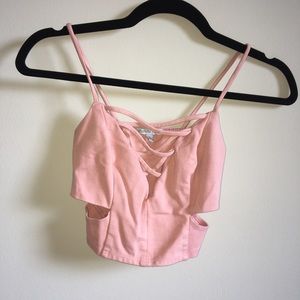 Pink Crop Top
